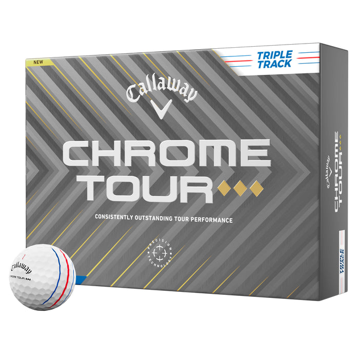 Callaway Chrome Tour Triple Diamond Triple Track 2025 Golf Balls