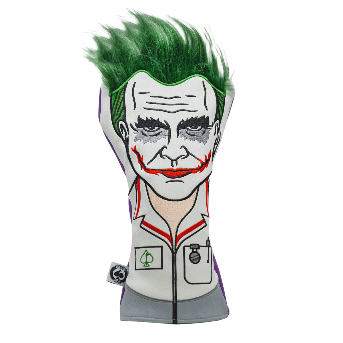 Pins & Aces Nurse Joker Driver Headcover — Pro Am Golf USA