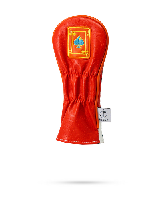 Pins & Aces Orange Crush Jack of Spades Hybrid Headcover