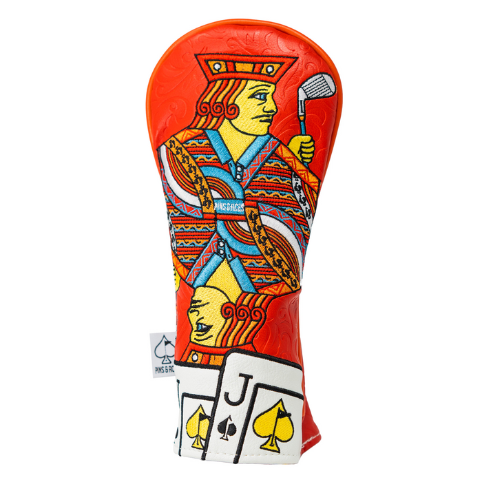 Pins & Aces Orange Crush Jack of Spades Hybrid Headcover