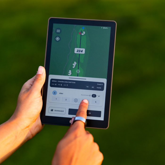 Pinned Golf The Caddie Portable GPS Golf Tablet