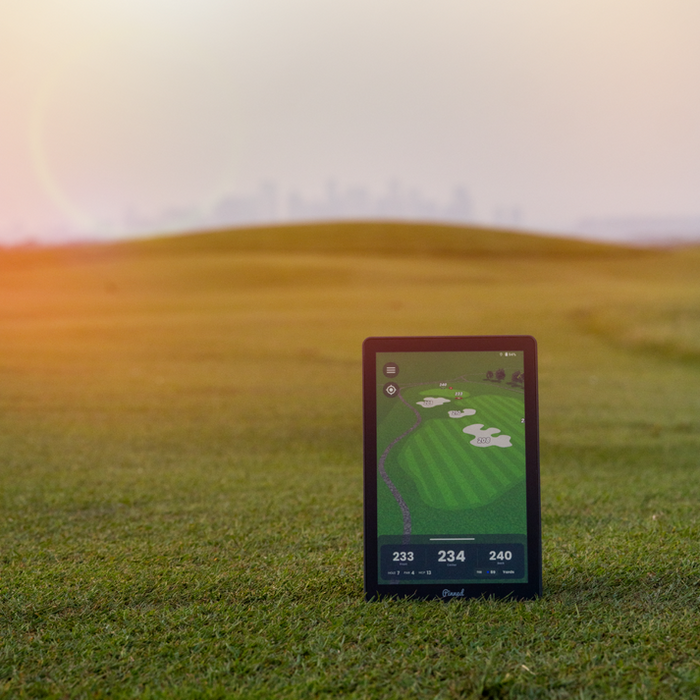 Pinned Golf The Caddie Portable GPS Golf Tablet
