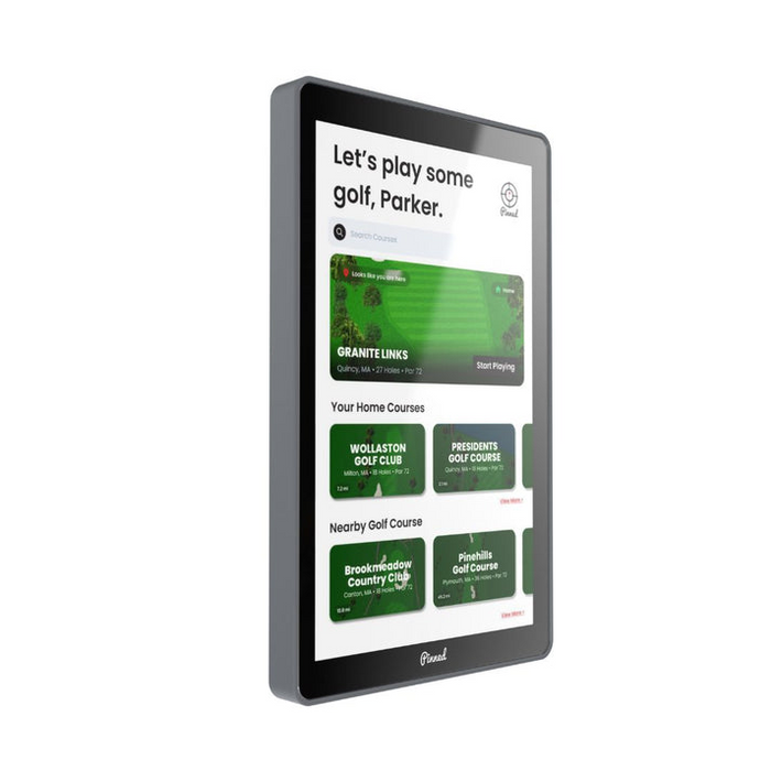 Pinned Golf The Caddie Portable GPS Golf Tablet