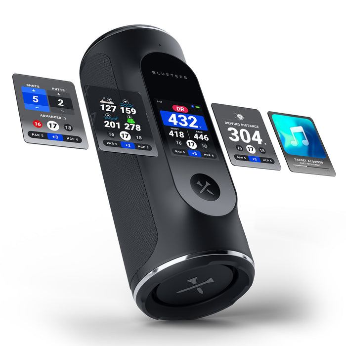 Blue Tees Golf Player Pro Touchscreen GPS Speaker