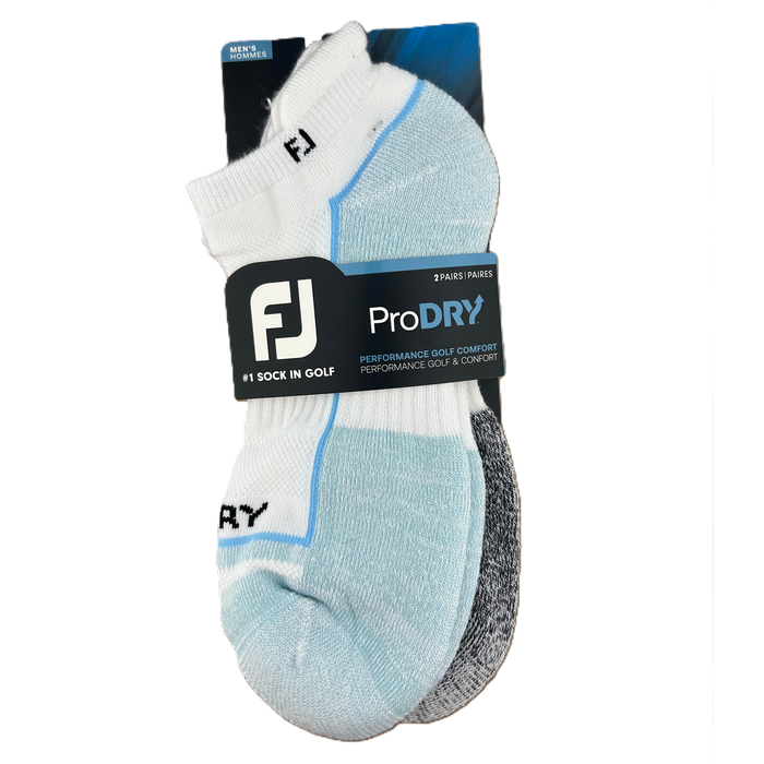 FootJoy Men's ProDry Roll Tab Golf Socks - 2 Pack