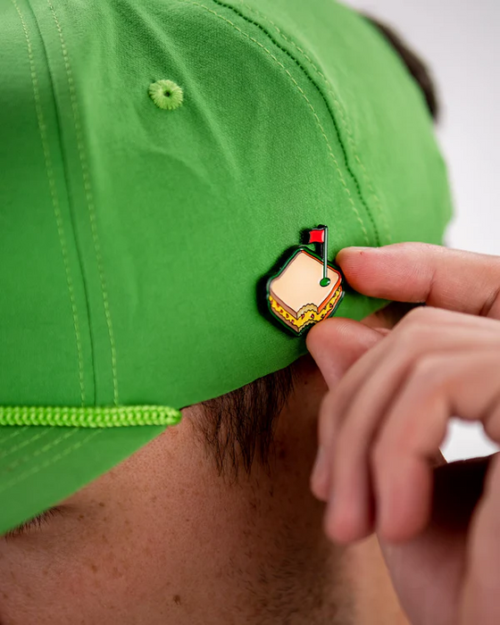 Pins & Aces Pimento Cheese Sandwich Ballmarker