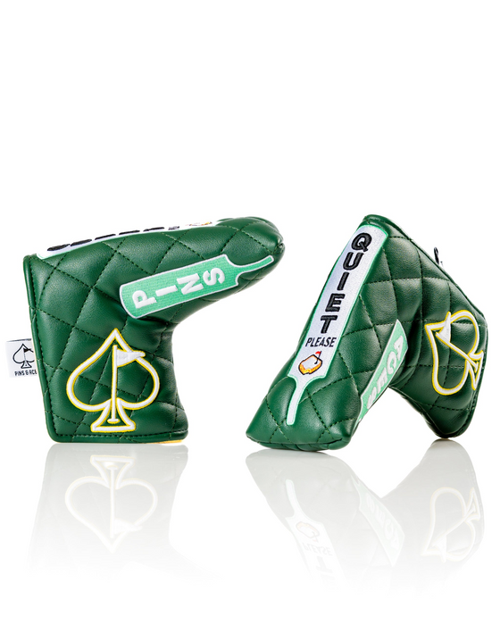 Pins & Aces Quiet Please Blade Putter Headcover