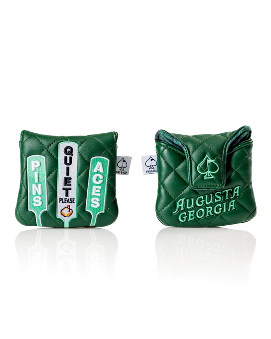 Pins & Aces Quiet Please Mallet Putter Headcover