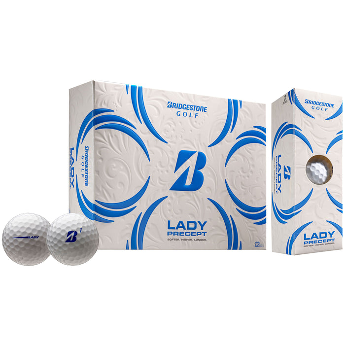 Bridgestone Lady Precept White Golf Balls