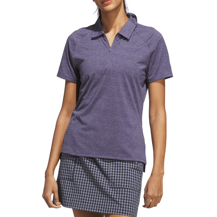 Adidas Women's Ultimate365 Heathered Twistknit Polo Shirt