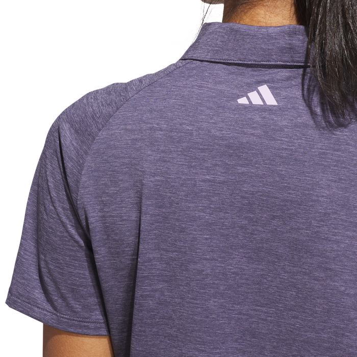 Adidas Women's Ultimate365 Heathered Twistknit Polo Shirt