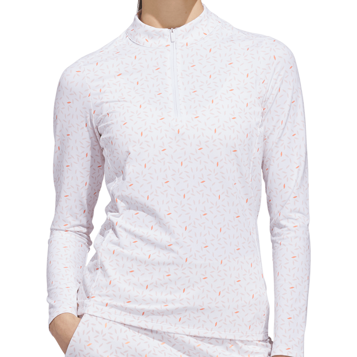 Adidas Ultimate365 Printed Quarter-Zip Mock