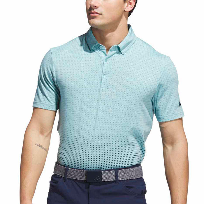 Adidas Men's Go-to Rise Print Polo Shirt