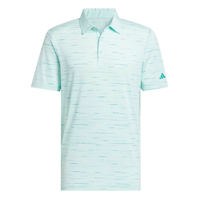Adidas Men's Ultimate365 Mesh Glimmer Print Polo Shirt