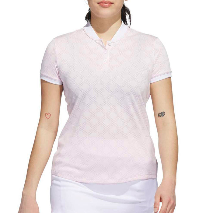Adidas Women's Ultimate365 Jacquard Short Sleeve Polo Shirt