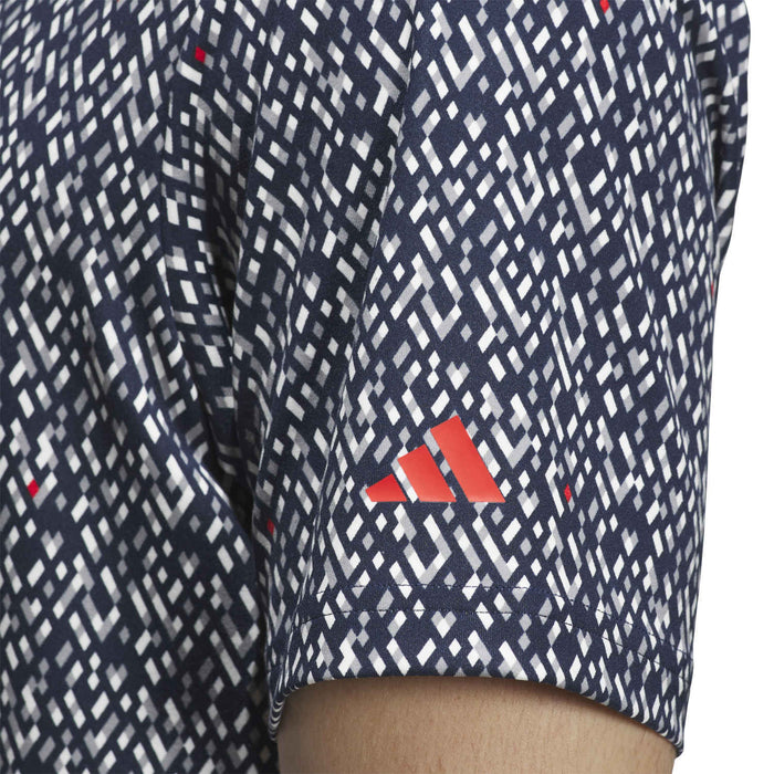 Adidas Men's Ultimate365 Micro Argyle Polo Shirt