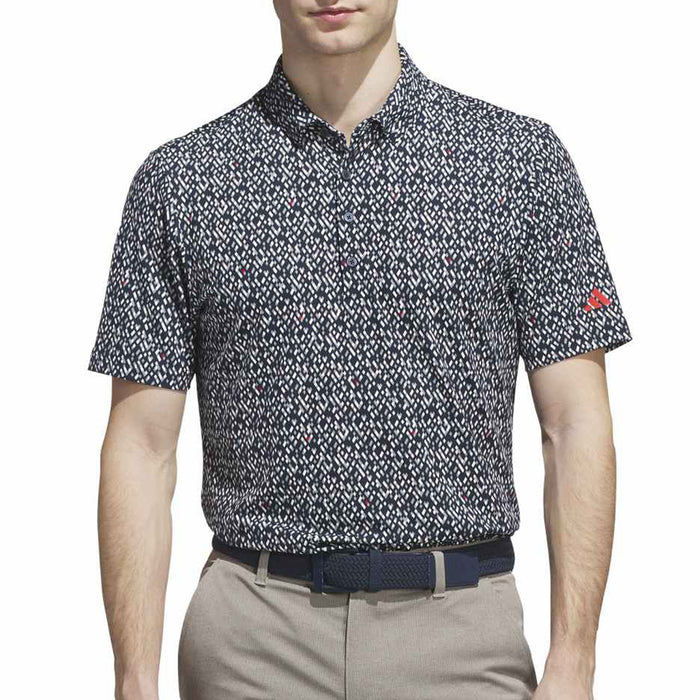 Adidas Men's Ultimate365 Micro Argyle Polo Shirt