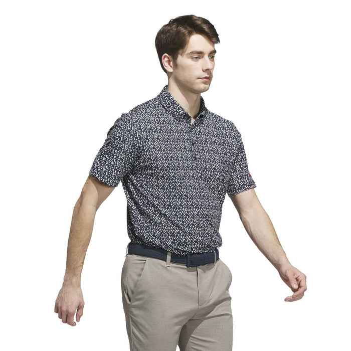 Adidas Men's Ultimate365 Micro Argyle Polo Shirt