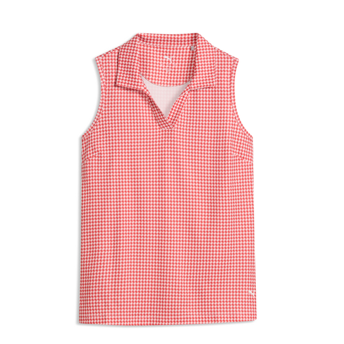 Puma Women's Cloudspun Mono Check SL Polo