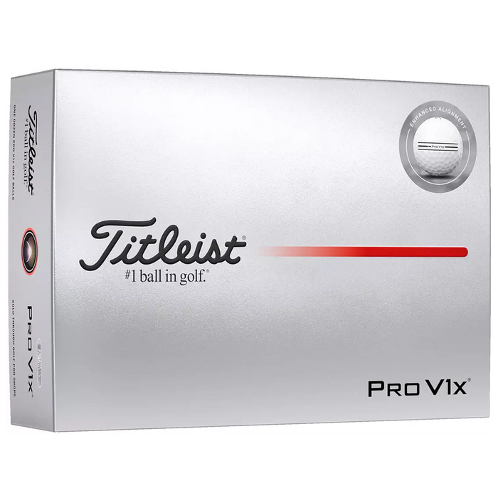 Titleist 2025 ProV1x Enhanced Alignment Golf Balls