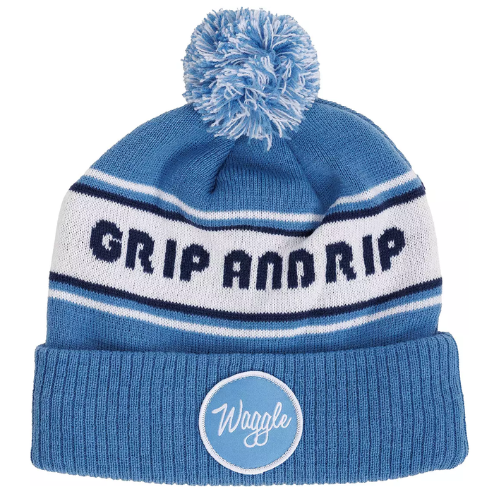 Waggle Grip & Rip Pom Beanie