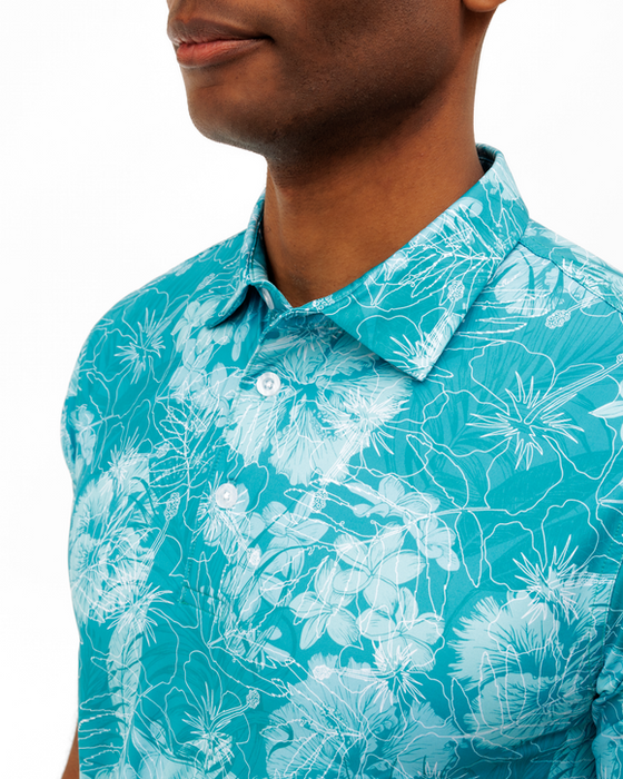 Waggle Hawaiian Punchout 2.0 Men's Polo