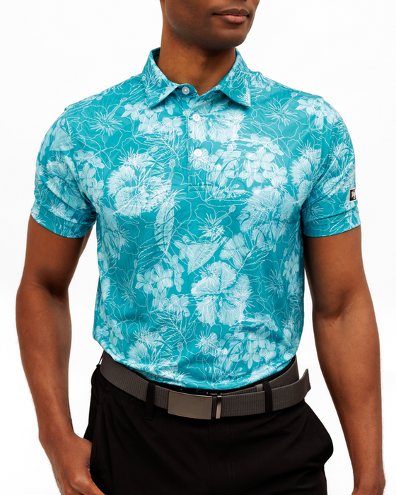 Waggle Hawaiian Punchout 2.0 Men's Polo