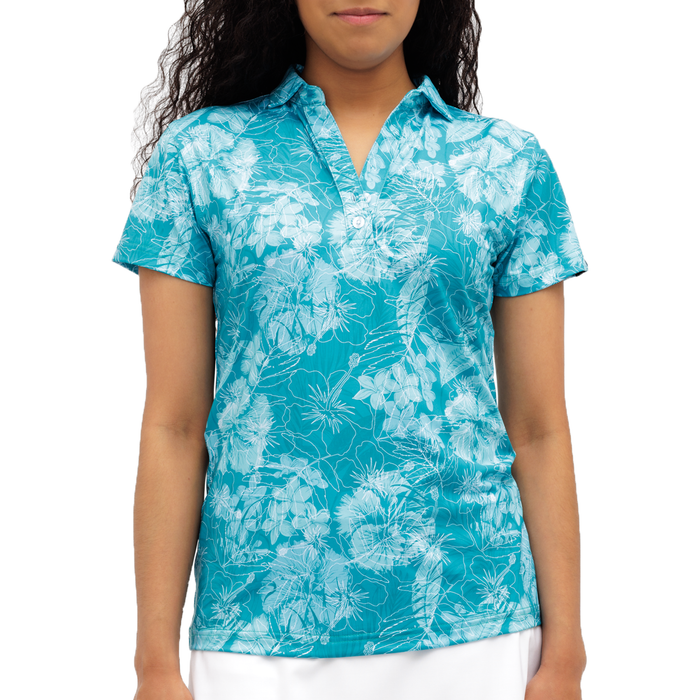 Waggle Hawaiian Punchout 2.0 Women's Polo