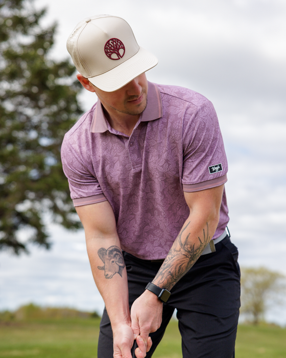 Waggle Hoppy Hour Men's Pique Polo