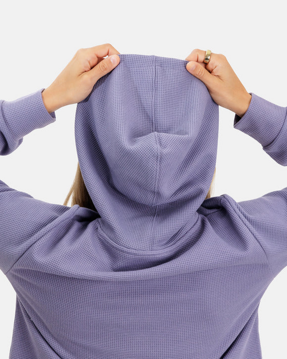 Waggle Lakeside Women's Waffle Knit Hoodie