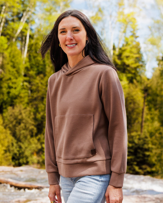 Waggle Lakeside Women's Waffle Knit Hoodie
