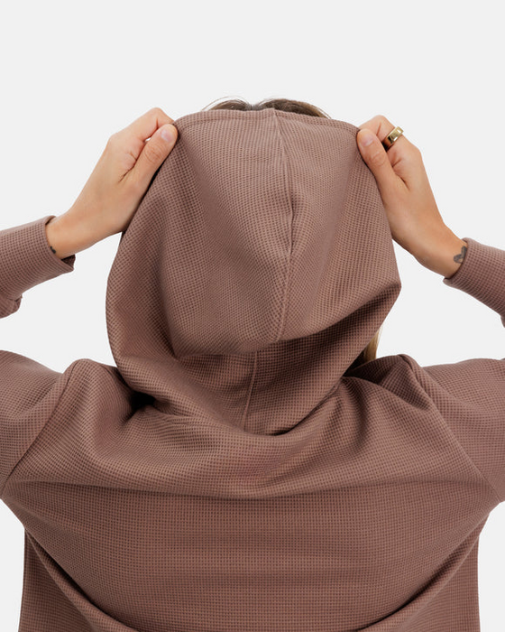 Waggle Lakeside Women's Waffle Knit Hoodie