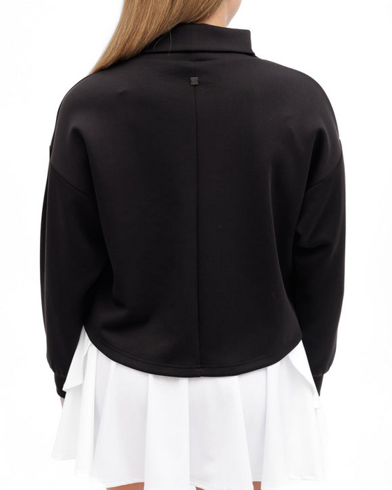 Waggle Plume Women's Funnel-Neck Sweatshirt