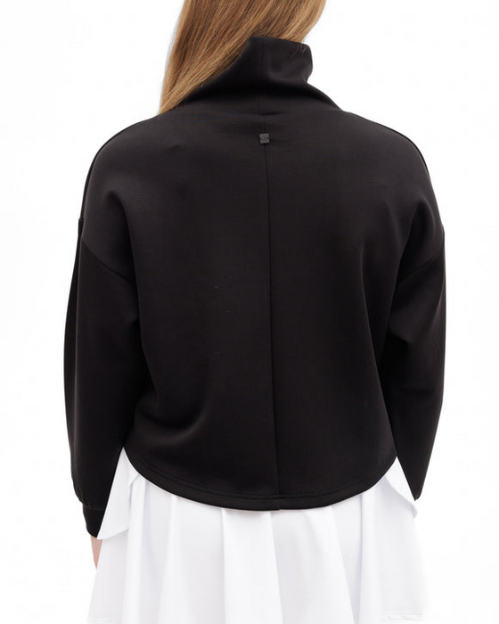 Waggle Plume Women's Funnel-Neck Sweatshirt